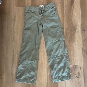 Abercrombie Kids Olive Trousers girls 9/10 Long